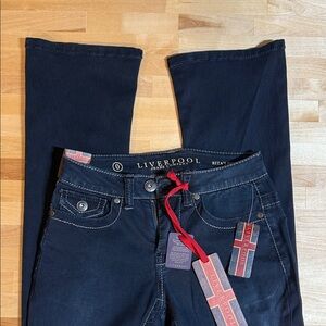 Liverpool Rita’s Bootcut Women's Dark Blue Flare Jeans NWT